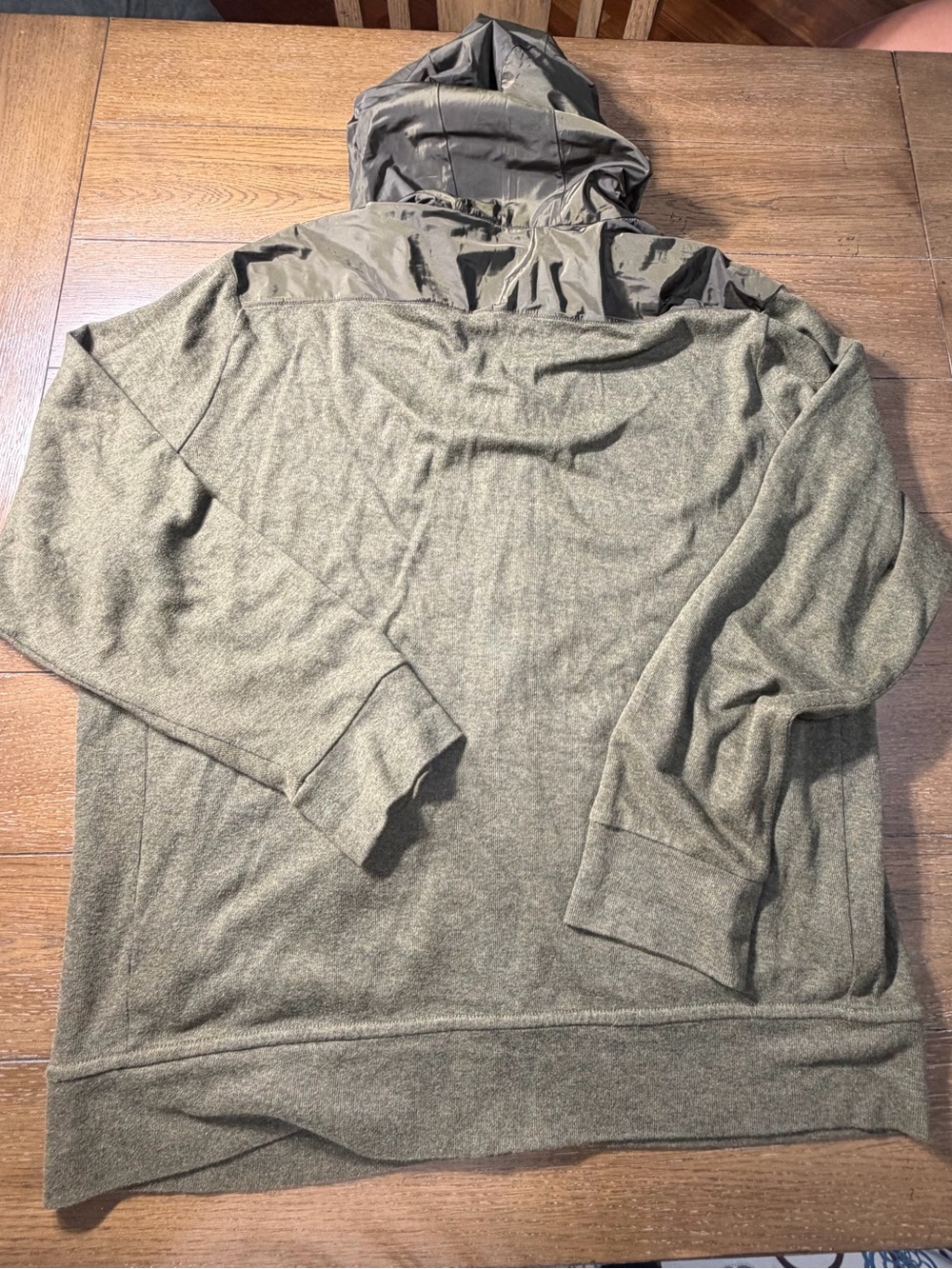 Polo by Ralph Lauren Olive Green Zip Front Hooded Knit Jacket - Picture 5 of 5
